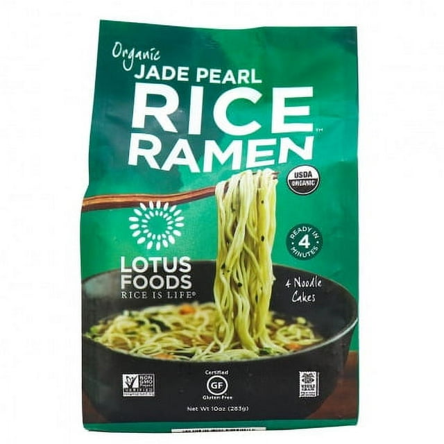 Lotus Foods - Organic Jade Pearl Rice Ramen Noodle Cakes, 283g