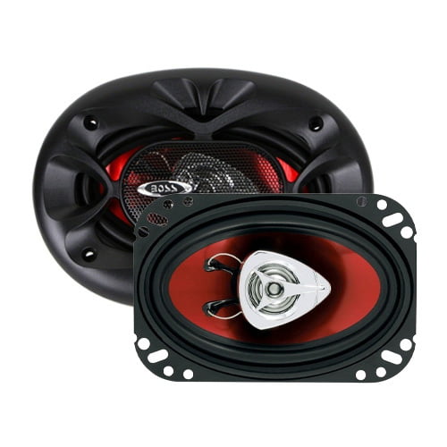 4 New BOSS CH4620 4x6" 400W 2-Way Car Audio Coaxial Speakers Stereo Red 
