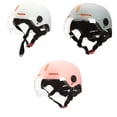 thumbnail image 4 of Naiovety Protéjase con nuestros duraderos cascos para bicicletas eléctricas Cascos para motocicletas Equipos para ciclismo Medios cascos Ciclismo Gris espacial profundo Estilo de espejo único, 4 of 6
