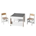 thumbnail image 4 of Your Zone Kids Activity Table & Chair Set with Storage – Whiteboard & Chalkboard Play Table for Crafts, Learning & Homeschool, 4 of 7