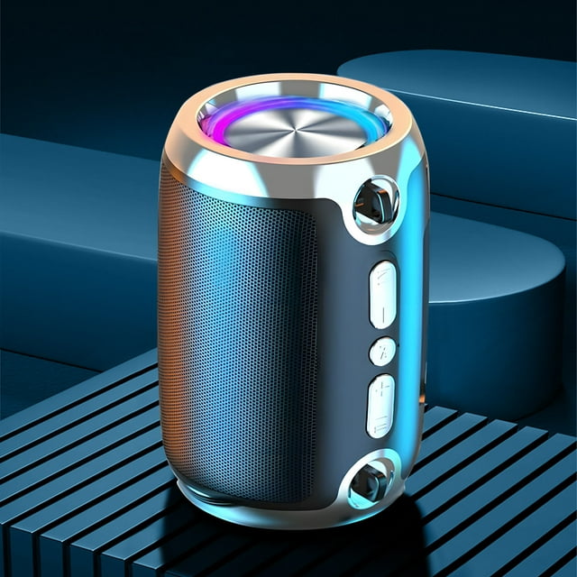 RYRDWP Intelligent Bluetooth Speaker Bluetooth Small Speakerhigh Sound Quality High Volume Car Mounted Household Card Insertion Subwoofer