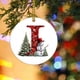 thumbnail image 3 of 2024 26 Letter Christmas Snowman Christmas Pendant - Acrylic Car Pendant Saint, 3 of 5