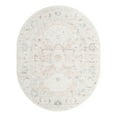 thumbnail image 3 of Unique Loom Madeline Vintage Collection Area Rug - Jackson (7' 10" x 10' Oval Ivory/Pink), 3 of 7
