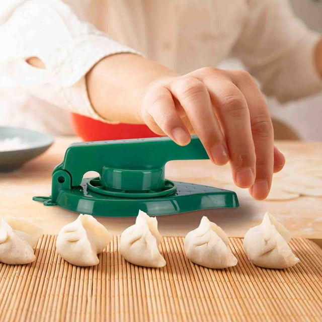 Xihbxyly Prensador de Piel para Dumplings, Prensa Manual Ergonómica, Molde Fácil de Limpiar, Bollos Al Vapor, Máquina para Hacer Wontons, Práctico Utensilio de Cocina, Multiusos, Tamaño Compacto.