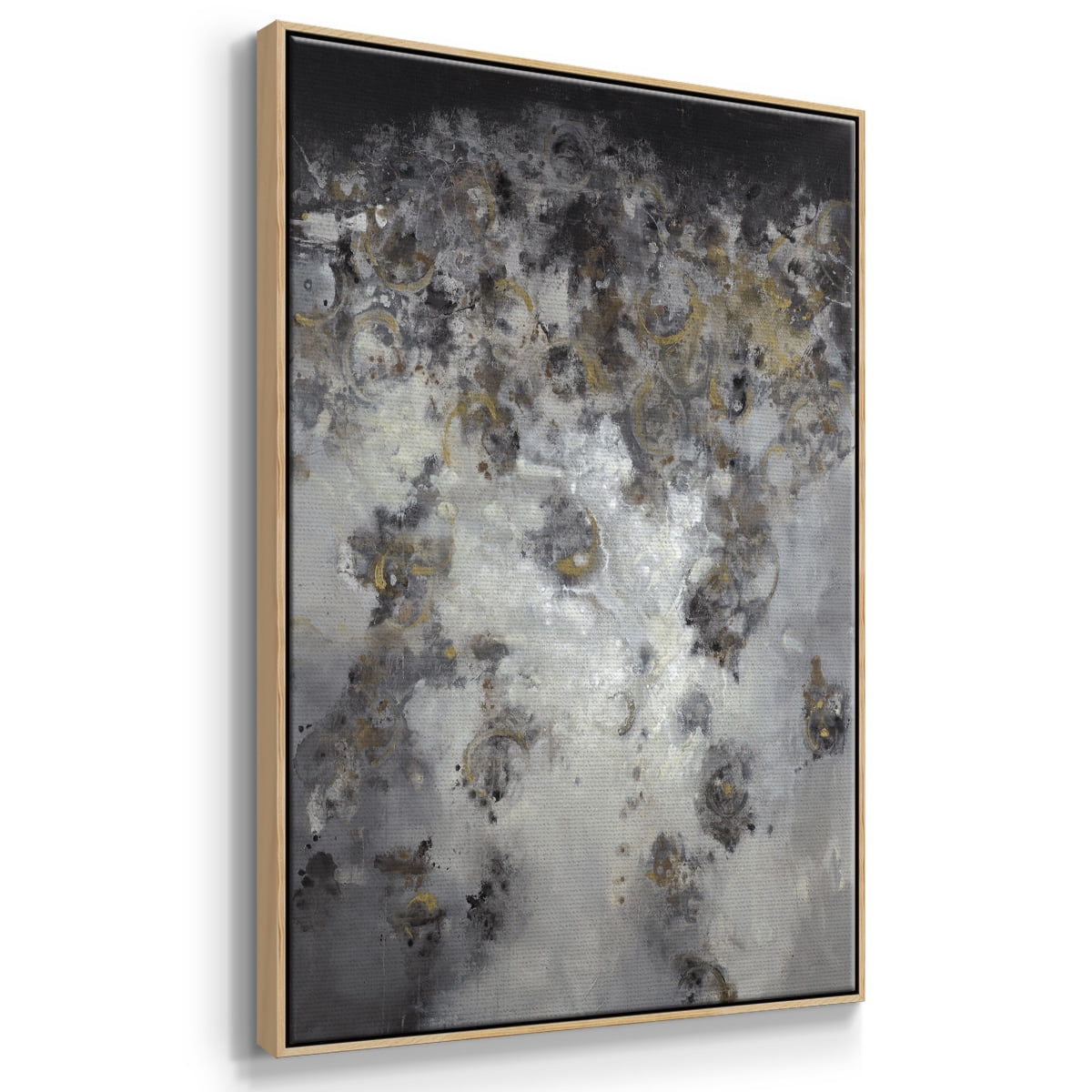 Meteor Showers Framed Premium Gallery Wrapped Canvas - Ready to Hang