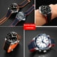 thumbnail image 5 of Correa de reloj de nailon azul con parte trasera de silicona y caucho de 20 mm y 22 mm para Omega Seamaster 300 Speedmaster 8900 Planet Ocean Tools, 5 of 5