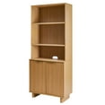 thumbnail image 3 of Better Homes & Gardens Lillian Fluted Bookcase with Doors, Natural Pine Finish, 3 of 6