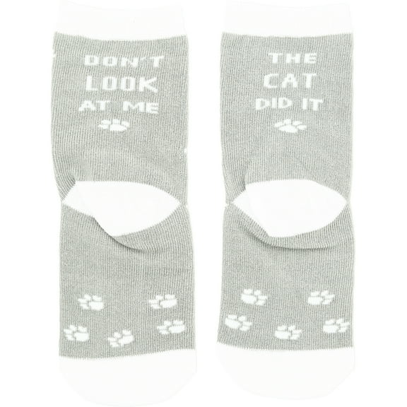 Pavilion – Cat Did It – Funny Toddler Crew Socks