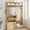 Nature Oak, variant on WARAYZ Hall Tree with Bench & Shoe Storage, 4-in-1 Entryway Organizer, 77.9", Modern Rustic, Walnut