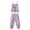 Pink, variant on REDARER Kids Girls Floral Cool Halter Top and Pants Romper Outfit Playsuit Clothes,7-8 Years