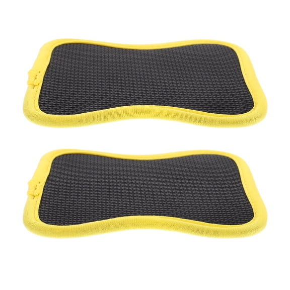 OUNONA Gym Grip Pads Durable Neoprene Polyester for Fitness Workouts 2Pcs