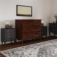 thumbnail image 4 of Santa Fe Lit Escamotable Coffre Simple en Bois avec Matelas et Chargeur Intégré, Noyer, 4 of 37