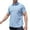 Sky Blue, variant on zfhfof Mens Casual Button Down Shirts Regular Fit Bussiness Work Dress Shirs Short Sleeve Plaid Summer Shirts for Men