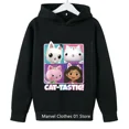 thumbnail image 4 of 2024 CALIENTE 2024 Primavera Otoño Gabbys Casa de Muñecas Sudadera con Capucha Niños Abrigos de Manga Larga Niños Dibujos Animados Gabbys Gatos Sudadera Niñas Ropa Casual, 4 of 4