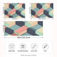 thumbnail image 2 of Yayeee Pillowcase Standard Size Set of 2 Satin Wrinkle Resistant Pillow Case, Pink Cubes, 2 of 7