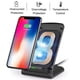 thumbnail image 2 of Soporte De Cargador Inalámbrico De Dispositivos Habilitados Para Qi Base De Carga Rápida Antideslizante De 10 W Inteligente Para Iphone 8 8Plus X Samsung Galaxy S8 S7 Edge S8+ Note 8 seitruly EL013208-01, 2 of 4