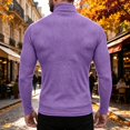 thumbnail image 6 of JAFSPIFXO Men's Turtleneck Sweater Solid Color Knit Long Sleeve Slim Fitted Stretch Pullover Sweater Tops, 6 of 7