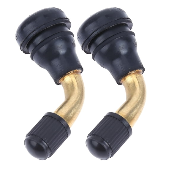 MELIVO 2pcs Motorcycle Tubeless Tire Valve Stems for Scooter Dirt Bike Vehicle Accessories