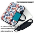 thumbnail image 2 of Lsque Red Lobster Pattern Laptop Bag – Portable & Slim Single-Shoulder Computer Case with Adjustable Strap, Protective, Lightweight for 13”/14”/15.6” Laptops, 2 of 8
