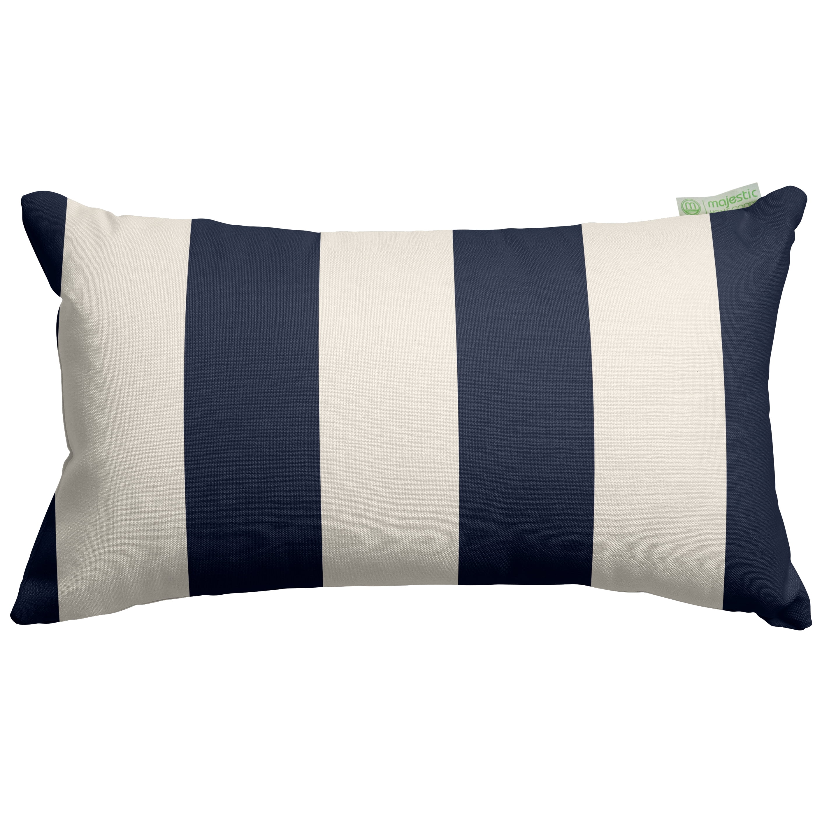 Majestic Home Goods Vertical Stripe Indoor Outdoor Small Decorative
