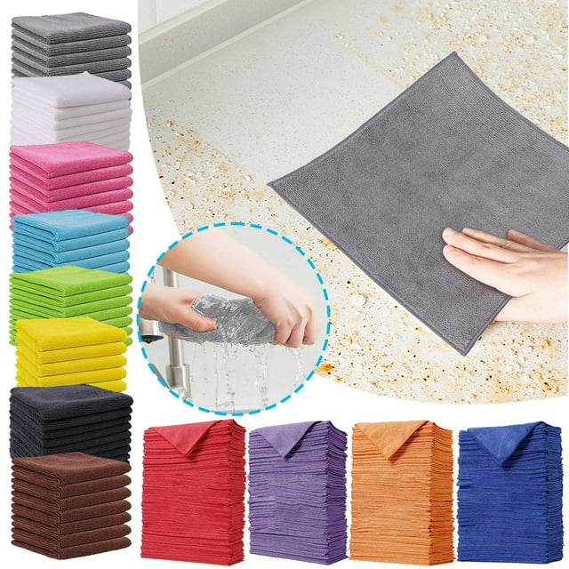 Thickened Absorbent Dishwashing Cloth | Multipurpose Kitchen Cleaning Towel for Countertops & Utensils | Quick-Dry & Reusable | 30cm x 30cm | 1-Pack