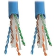 thumbnail image 2 of Cat6a 10G Bulk UnShielded Solid-Core PVC CMR Cable, Blue, 1000 ft., 2 of 4