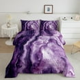 thumbnail image 4 of Manfei Watercolor Marble 2pcs Bedding Comforter Set,Stone Pattern Twin Comforter Sets,Gradient Ombre Breathable Bedding Set,Microfiber Teenager Bedroom Decor,Reversible, 4 of 8