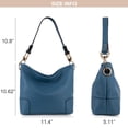 thumbnail image 3 of Bolso Hobo Montana West MWC-128BJN de cuero vegano para mujer, 3 of 7