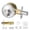 Silver, variant on Deadbolt Door Lock for Standard Interior Exterior Doors, Fits 1-3/8" to 1-3/4" Thick Doors, Security Deadbolt for Bedroom Bathroom Entry Patio