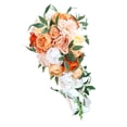 thumbnail image 4 of Ramo de novia para boda, ramo de lanzamiento, arreglos florales para dama de honor, decoraciones de flores artificiales para aniversario, 4 of 9