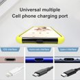 thumbnail image 3 of Mobile Phone Charging Port Dust Stopper Silicone Waterproof Protective Universal Tablet Anti-lost Stoppers Accessories Transparent Type-C, 3 of 8