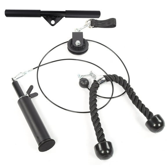 Fitness Equipment Set, LAT Pulldown Pulley System Gym Strength Training Pulley System, Gym Equipment For Home Workout Exercise Triceps Gym
