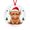 D, variant on JHyouerji Cow Christmas Ornament,3in 2D Acrylic Hanging Pendant,Farm Animal Xmas Tree Decoration for Holiday Home Window Wreath Mantel Fireplace Party Gift