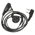 thumbnail image 3 of G Shape  Talkie Headphone, PTT Wire Control 2 Way  Ear  Earpiece ABS PTT Mic K Head  For TYT For, 3 of 8