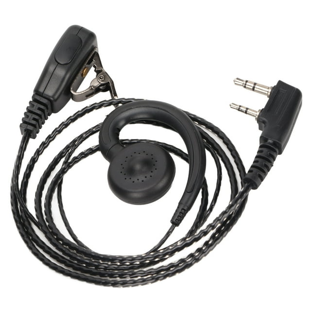 Auriculares de radio bidireccionales, auricular con clip para walkie talkie, diseño de primera clase