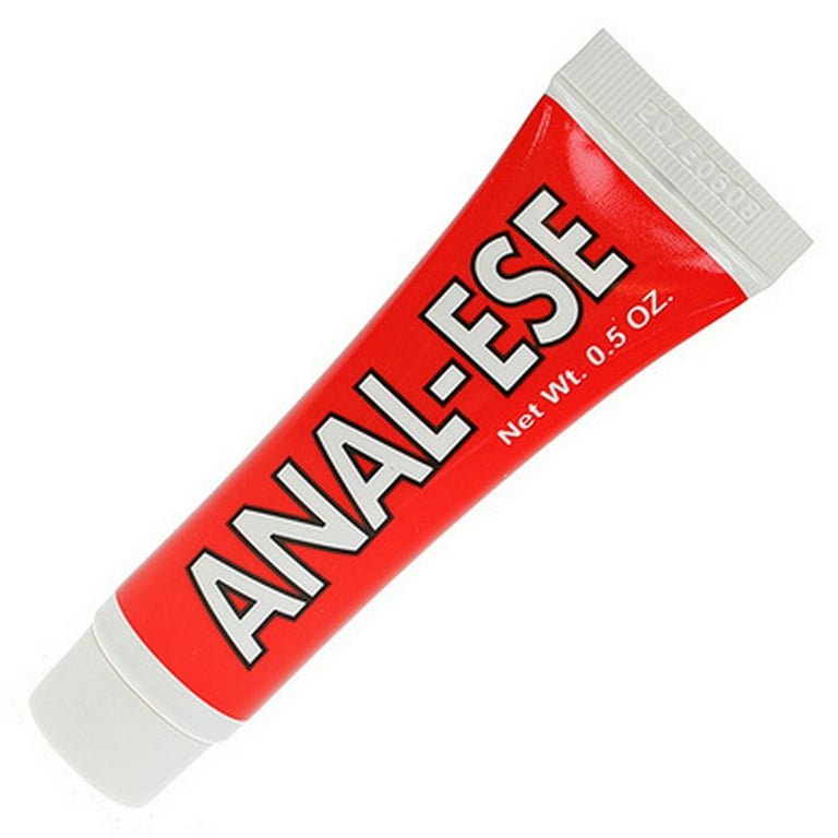 Nasstoys Anal-Ese Desensitizing Lubricant, Cherry Flavored, 0.5 oz, Anal  Relaxing Gel