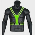 thumbnail image 3 of LED Reflective Vest USB Rechargeable Vest Safety Gear Adjustable Night Running LED for Men/Women/Child, 3 of 5