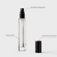 thumbnail image 4 of 5PCS Cologne Atomizer Empty, 10ML Mini Perfume Bottles Refillable With Dispenser Tools, Pocket Perfume Spray Bottle for Travel and Sample Container (Transparent + Black Cap), 4 of 5