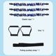 thumbnail image 2 of Ejercicio bandas elásticas látex portátil ligero para gimnasio Fitness (azul 210LB), 2 of 7
