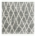 thumbnail image 2 of SAFAVIEH Berber Fringe Amyas Geometric Shag Area Rug, Gray/Cream, 6'7" x 6'7" Square, 2 of 11