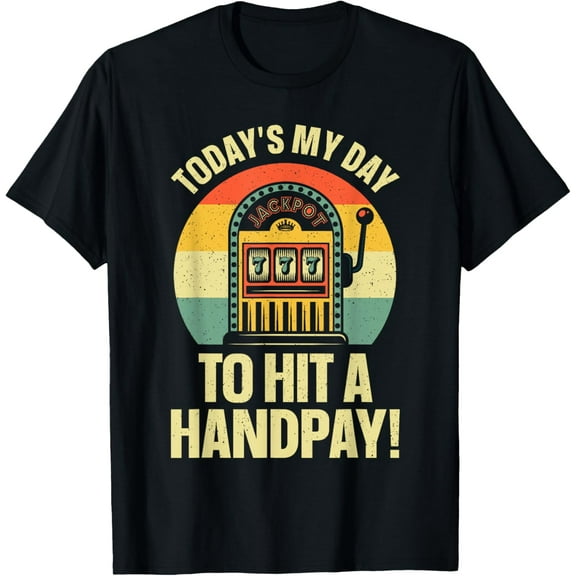 Exquisite and comfortable-Cool Slot Machine Design For Men Women Casino Gambling Lover T-Shirt