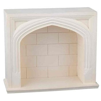 Dollhouse Resin Tudor Fireplace Mantel Walmart Com