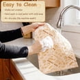 thumbnail image 4 of Hozzi 2 Pack Beeswax Bread Bags for Sourdough, Reusable Organic Linen Food Storage Bag for Homemade 17 x 13 Inches BPA-Free, 4 of 7