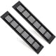 thumbnail image 5 of Aluminum Door Vent Grille - 2 Pack, 250x50mm Insect Protection for RV, Wardrobe, Kitchen Cabinet Ventilation - Black, 5 of 5