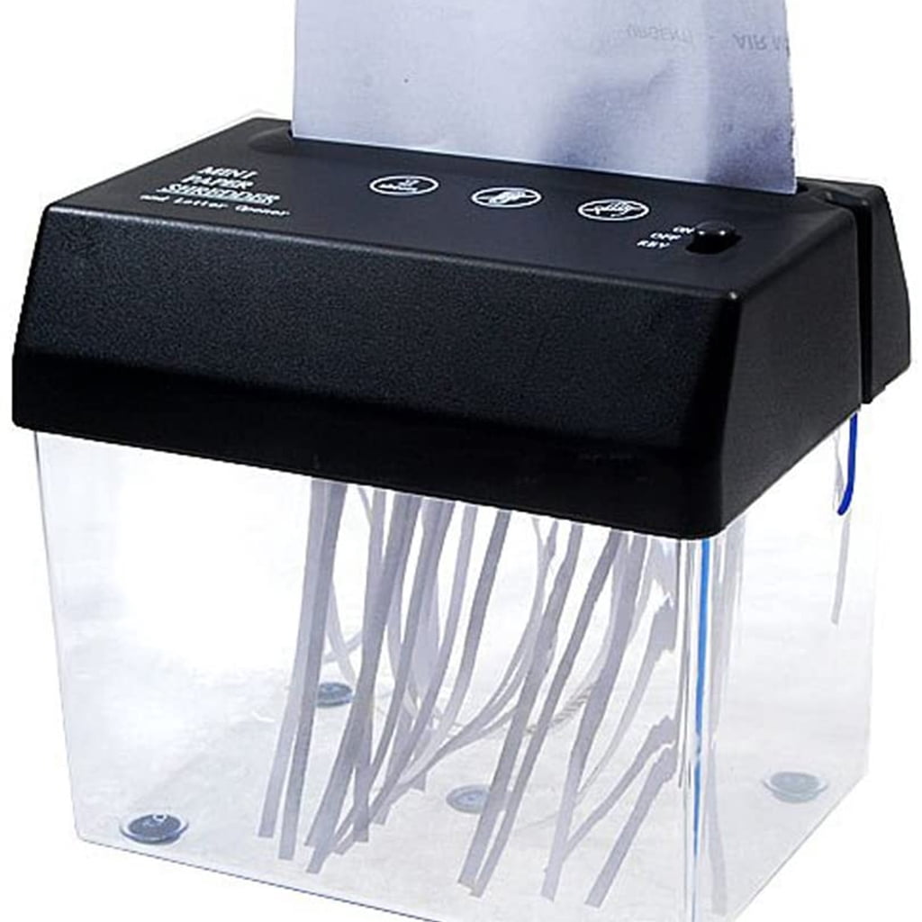 USB Electric Dual-Use Mini Paper Shredder Small A6 Bill Letter Document Invoice