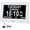 White, variant on Dementia Digital Clock for Seniors 7" Large Display Clock with Day and Date for Easy to Use 15 Alarms 5 Colors Auto Dimmable Clock for Bedroom Classroom Senior Gifts (Black)