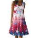 thumbnail image 1 of Vestido de playa de fiesta de cuello redondo estampado sin mangas de verano de vacaciones de moda para mujer Pompotops ghjkhdj4672, 1 of 1