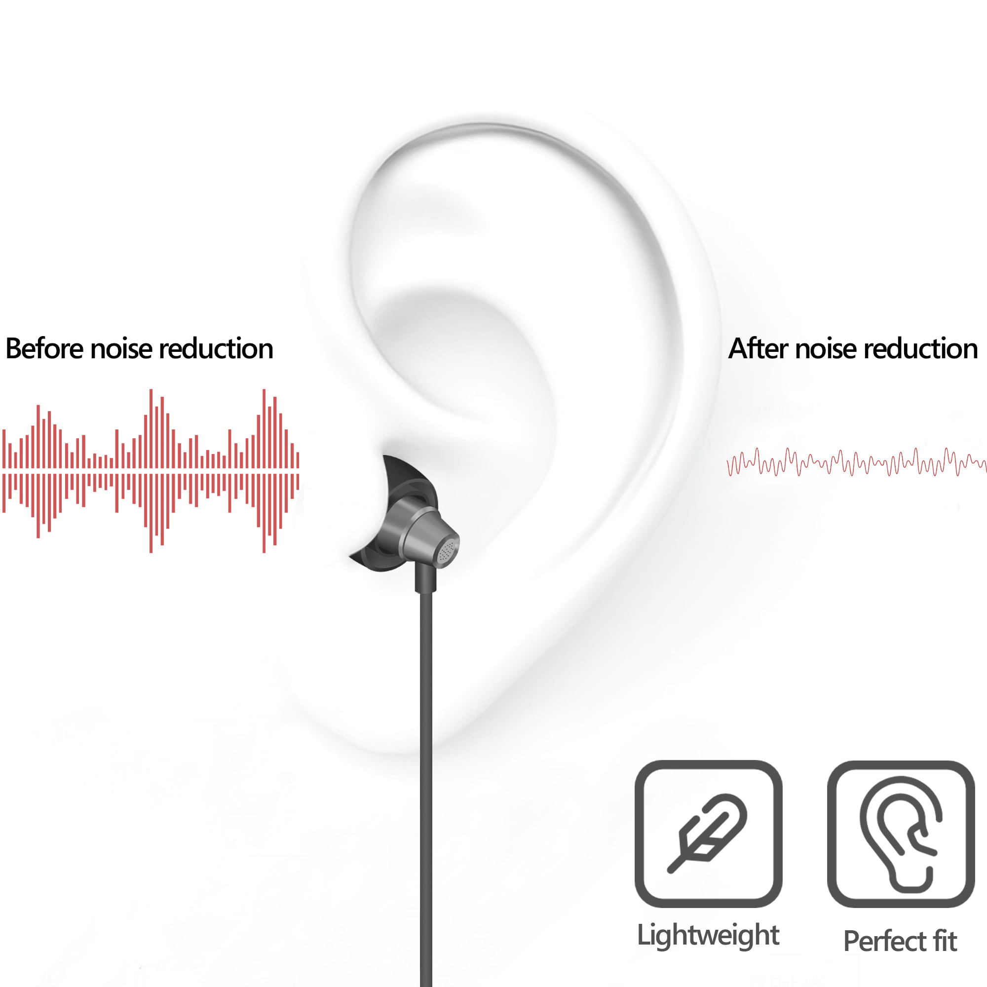 Sleep Earbuds Geekria Noise Isolating Ear Plugs Mini Comfy ASMR Sleeping Ea... 