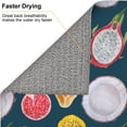 thumbnail image 4 of Dish Drying Mat, Papaya pitaya Pomegranate Highly Absorbent Drying Matt Kitchen Counter, Dish Mat Drying Pad Dishes Drainer Mats for Kitchen Counter or Sink, 16 x 18 inch, 4 of 6
