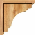 thumbnail image 3 of 8"W x 12"D x 12"H Pescadero Rough Sawn Corbel w/Backplate, Western Red Cedar, 3 of 9